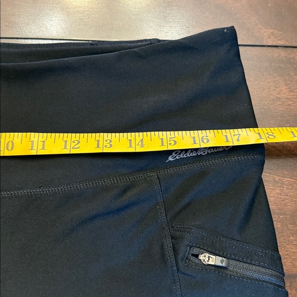 Eddie Bauer Black Athletic Leggings. Size L.  Gently used excellent condition - Picture 6 of 10